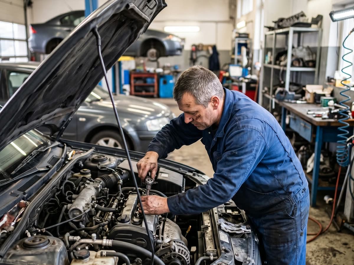 Auto Repair business at work