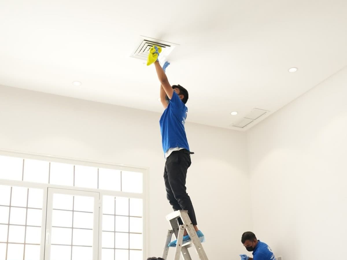 Cleaning Services business at work