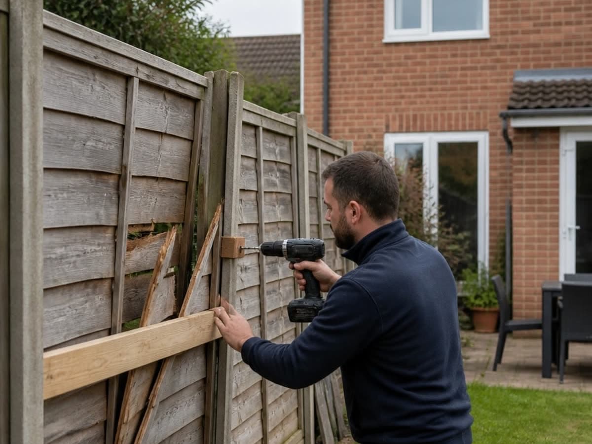 Fencing business at work