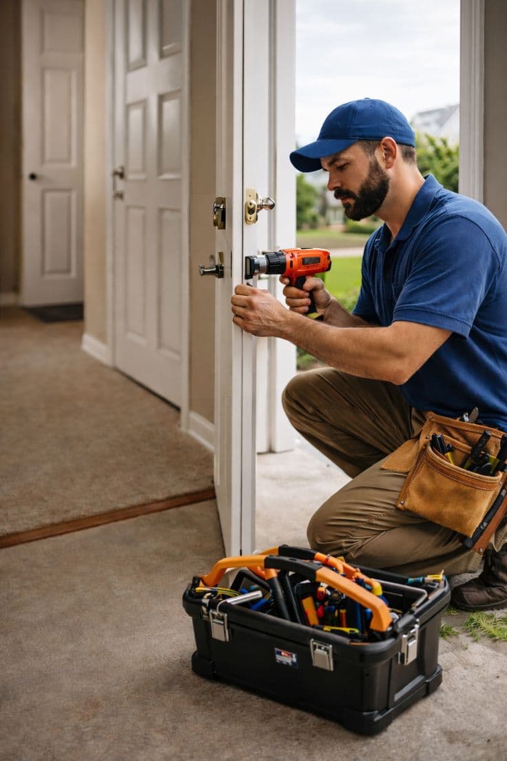 Handyman business at work